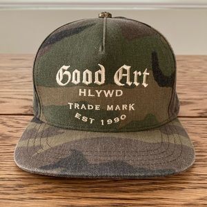 Good Art Hllywood .925 Camo Snapback Hat Cap
